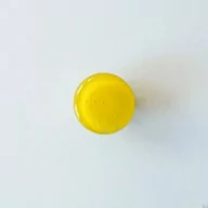 Klamki - Gałka meblowa okrągła Szklana Żółta - miniaturka - grafika 1