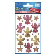Zabawki kreatywne - Avery Zweckform Naklejki glamour - Anioły Z-Design 52296 - miniaturka - grafika 1