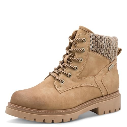 Marco Tozzi Damskie 2-26266-45 modne kozaki, beżowy grzebień, 37 EU, beżowy Comb, 37 EU