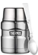Termosy - Thermos Termos obiadowy z łyżką, King, 470 ml - miniaturka - grafika 1
