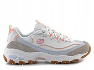 Buty sportowe damskie - Buty Damskie Skechers 149589NTMT D'lites Bold Views Beżowe 37,5 - miniaturka - grafika 1