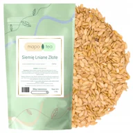 Ziarna i nasiona roślin strączkowych - SIEMIĘ LNIANE ZŁOTE ZIARNO 100G PREMIUM Naturalne Wysoka Jakość - miniaturka - grafika 1