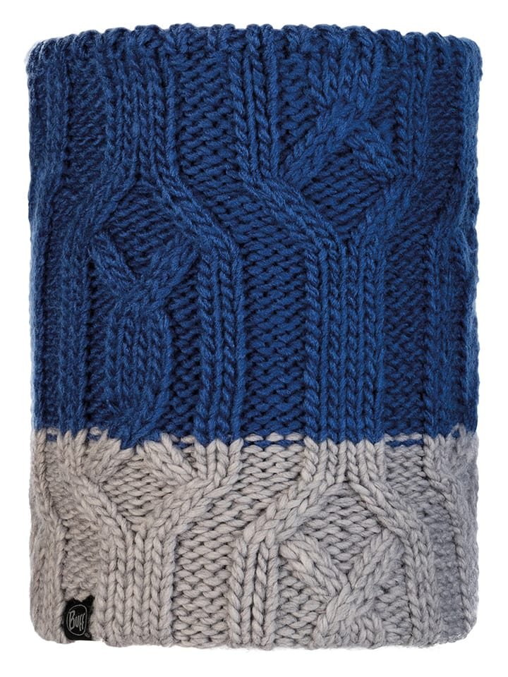 Buff Szal-koło w kolorze granatowo-szarym