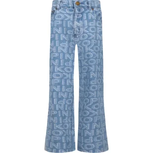 Pinko UP Jeansy Relaxed fit - Spodnie sportowe damskie - miniaturka - grafika 1