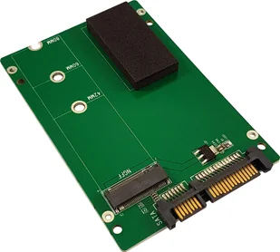 Kontroler LC-Power LC-Power LC-ADA-M2-NB-SATA drive converter card from SATA 2.5" / 6.35 cm to M.2 NGFF / SATA - Kontrolery - miniaturka - grafika 1