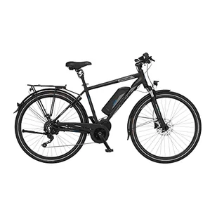 FISCHER Męski rower trekkingowy VIATOR ETH 1861, rower elektryczny, czarny matowy, 28 cali, RH 55 cm, silnik środkowy 80 Nm, akumulator 48 V - Rowery elektryczne - miniaturka - grafika 1
