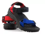 Buty dla dziewczynek - Sportowe sandały dziecięce na rzepy - Lee Cooper 22-34-0952K, granatowe - miniaturka - grafika 1