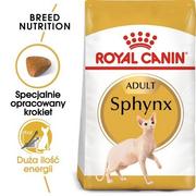 Sucha karma dla kotów - Royal Canin Sphynx Adult 2 kg - miniaturka - grafika 1