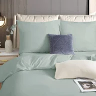 Pościel - Szałwia Pościel Jednobarwna Satyna Bawełniana 160x200 - miniaturka - grafika 1