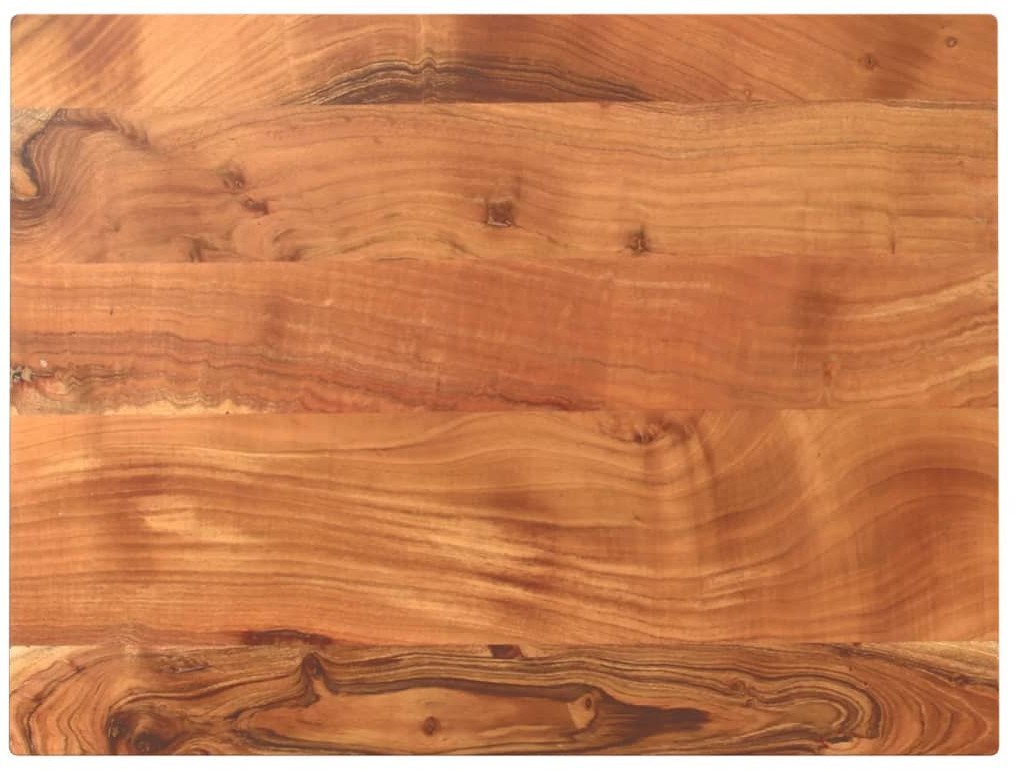 Blat stołu, 90x60x2,5 cm, prostokątny, lite drewno akacjowe