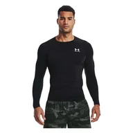 Bluzy męskie - Męska Bluza UNDER ARMOUR UA HG ARMOUR COMP LS 1361524-001 – Czarny - miniaturka - grafika 1