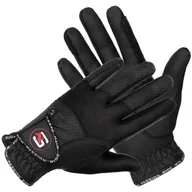 Rękawiczki jeździeckie - Rękawiczki START Andros czarne, rozmiar: L - miniaturka - grafika 1