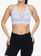 Bielizna sportowa damska - Stanik sportowy Salomon Elevate Move On Bra - cosmic sky/heather - miniaturka - grafika 1