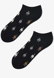 Bawełniane stopki męskie w koty Footies Men Cathole Marilyn - Skarpetki męskie - miniaturka - grafika 1