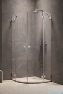 Kabiny prysznicowe - Radaway Essenza Pro Brushed Nickel Pdd kabina 100x90 cm szczotkowany nikiel 10095100-91-01L/10095090-91-01R - miniaturka - grafika 1