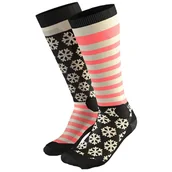 Skarpetki męskie - Skarpetki Dynafit Ft Graphic Sk Rozmiar skarpet: 39-42 / Kolor: czarny/różówy - miniaturka - grafika 1