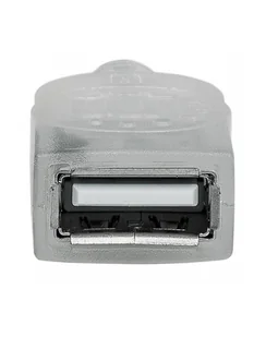 Manhattan Kabel USB 2.0 A-A M/F 1,8m srebrny - Kable - miniaturka - grafika 1