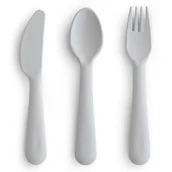 Sztućce dla dzieci - Zestaw sztućców dziecięcych Cloud, Mushie - miniaturka - grafika 1