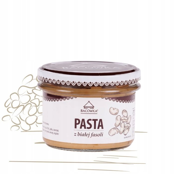 Pasta z białej fasoli słoik 180G Bacówka