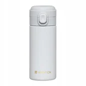 Kubki termiczne - KUBEK TERMICZNY 320 ML ALICE AMBITION Z BLOKADĄ OTWIERA PRZYCISKIEM SZARY - miniaturka - grafika 1