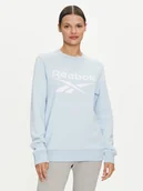 Bluzy damskie - Reebok Bluza Fleece Crew 100037628 Niebieski Regular Fit - miniaturka - grafika 1