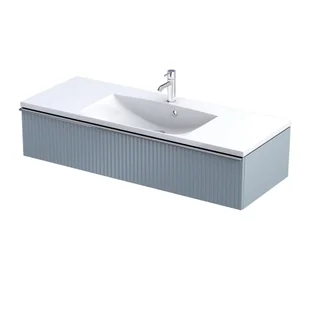 Szafka łazienkowa pod umywalkę Oristo Etna 120 cm niebieski mat OR52-SD1S-120-16R - Szafki łazienkowe - miniaturka - grafika 1