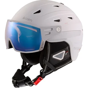 Cairn Maverick Evolight z daszkiem, kask narciarski, biały - Kaski narciarskie - miniaturka - grafika 1
