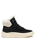 Buty dla dziewczynek - Geox Trzewiki J Laquinny Wpf J56NFA 00022 C9999 S Czarny - miniaturka - grafika 1
