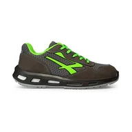 Obuwie robocze - U-Power Red Lion Point, buty antyfortunowe Unisex, lekkie skórzane trampki, elastyczne, przeciwperforacyjne, z wkładką Infinergy, z aluminiową końcówką (Green-47) - miniaturka - grafika 1