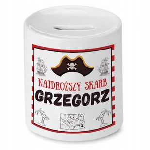 Skarbonka 330 ml Dla Grzegorza Syna Dziecka z Nadrukiem ze Zdjęciem + Opakowanie na prezent (wzór 01) - Skarbonki Skarbonka 330 ml Dla Grzegorza Syna Dziecka z Nadrukiem ze Zdjęciem + Opakowanie na prezent (wzór 01) - Skarbonki - miniaturka - grafika 1