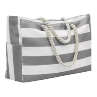 Torebki damskie - TORBA PLAŻOWA Alessio DUŻA na ZAMEK LATO PIKNIK ZAKUPY SHOPPER XXL - miniaturka - grafika 1