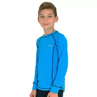 Odzież sportowa dziecięca - Juniorska koszulka termoaktywna Ice-Q Smart Kid Blue - miniaturka - grafika 1