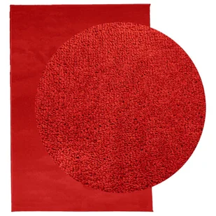 Dywan z krótkim włosiem, czerwony, 300x400 cm - Dywany - miniaturka - grafika 4