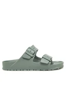 Klapki i japonki damskie - Birkenstock Klapki Arizona Eva 1029653 Zielony - miniaturka - grafika 1
