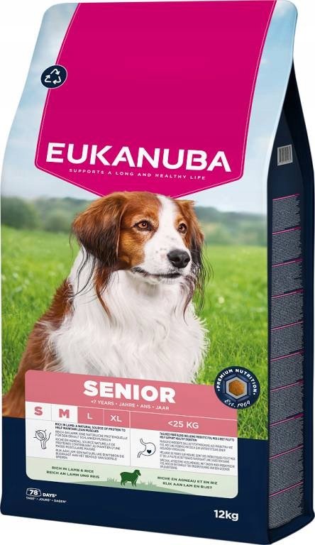 Eukanuba Mature&Senior Lamb&Rice 12 kg