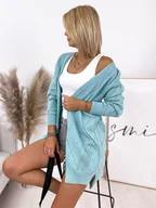 Swetry damskie - KARDIGAN JASMIN MIĘTOWY UNI - Ubra - miniaturka - grafika 1