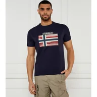 Koszulki męskie - Napapijri T-shirt Lari Relaxed fit - miniaturka - grafika 1