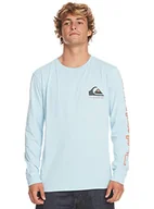 Koszulki męskie - Quiksilver Koszulka męska Basic Blue S - miniaturka - grafika 1