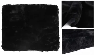 Dywan Łazienkowy antypoślizgowy Pluszowy Bella Rabbit Królicze Futerko Czarny 60x100cm - Dywaniki łazienkowe Dywan Łazienkowy antypoślizgowy Pluszowy Bella Rabbit Królicze Futerko Czarny 60x100cm - Dywaniki łazienkowe - miniaturka - grafika 1