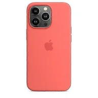 Etui i futerały do telefonów - Silikonowe etui na telefon do iPhone'a 13 Pro Max - obsługuje ładowanie MagSafe i alerty animacji Różowe Pomelo - miniaturka - grafika 1