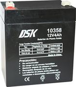 Akumulatory motocyklowe - DSK 10358 – akumulator ołowiowy Acido 12 V 4 Ah, czarny - miniaturka - grafika 1