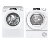 Zestawy zintegrowane AGD - Candy pralka RapidO RO 1496DWMT/1-S + suszarka RapidO RO4 H7A2TEX-S Slim 46,5cm 7kg - miniaturka - grafika 1