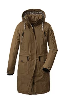G.I.G.A. DX (GIGEQ Damski Casual płaszcz funkcyjny z odpinanym kapturem GW 47 WMN CT, jasnobrązowy, 42, 38720-000 - Płaszcze damskie - miniaturka - grafika 1
