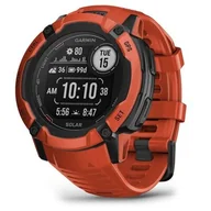 Smartwatch - Garmin Instinct 2X Solar Czerwony 010-02805-01 - miniaturka - grafika 1