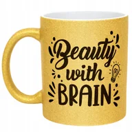 Kubki - Złoty kubek brokatowy Dzień Kobiet Zabawny Prezent Upominek Dla Kobiety - miniaturka - grafika 1