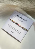 Bransoletki - Bransoletka znak zodiaku Koziorożec pozłacane kulki - miniaturka - grafika 1