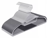 Wieszaki i stojaki - PREMIUM Wieszak wieszaki na ubrania szary 20szt SN - miniaturka - grafika 1