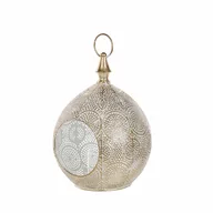 Świeczniki - Lampion metalowy złoty LAESO - miniaturka - grafika 1