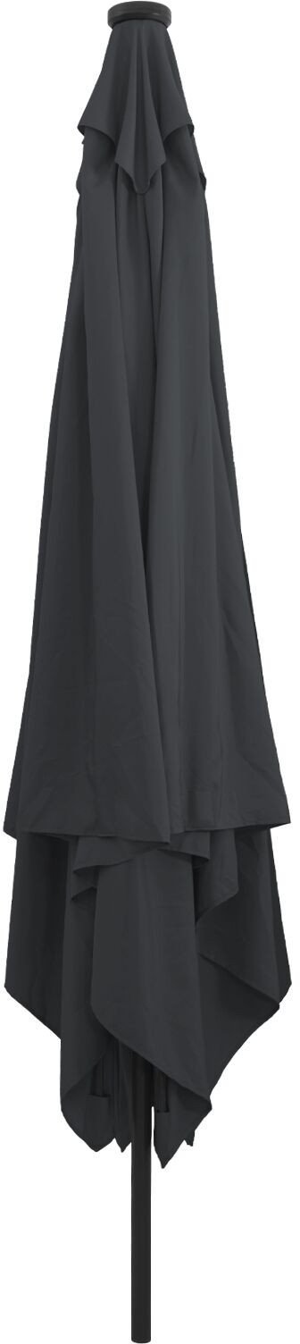 vidaXL Kwadratowy Parasol Ogrodowy z Lampkami LED 295x245 cm Antracytowy