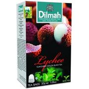 Herbata - Herbata DILMAH (20 torebek) czarna z aromatem BRZOSKWINIA & LYCHEE 30g - miniaturka - grafika 1